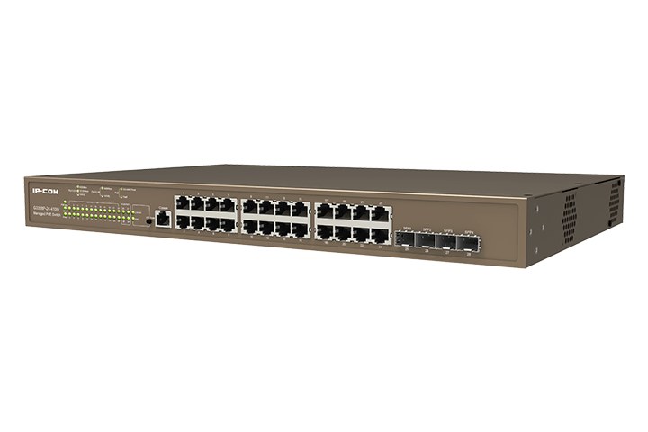 Фото Коммутатор 24PORT 1000M POE 4SFP G5328P-24-410W IP-COM
