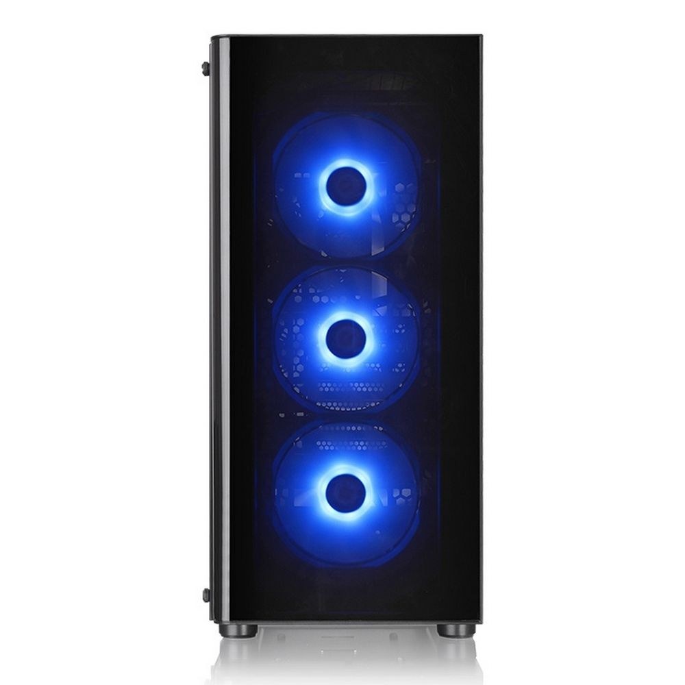 Фото Компьютерный корпус V200 TG RGb CA-1K8-00M1WN-01 Black/Win/SPCC/Tempered Glass*1/120мм RGb Fans*3 + 120мм Standard Fan*1/MB Sync