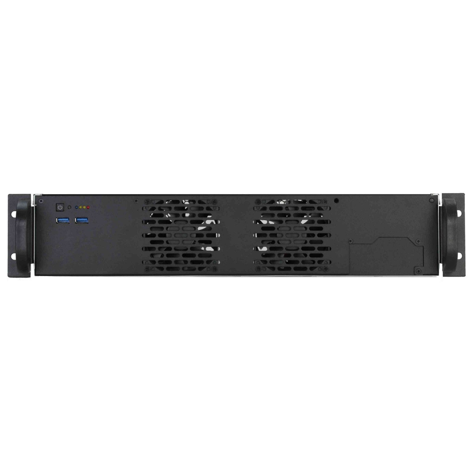 Фото Корпус 2U Procase RU230-B-0 front/rear-access rack server case, черный, без блока питания, глубина 300мм, MB 12"x9.6"