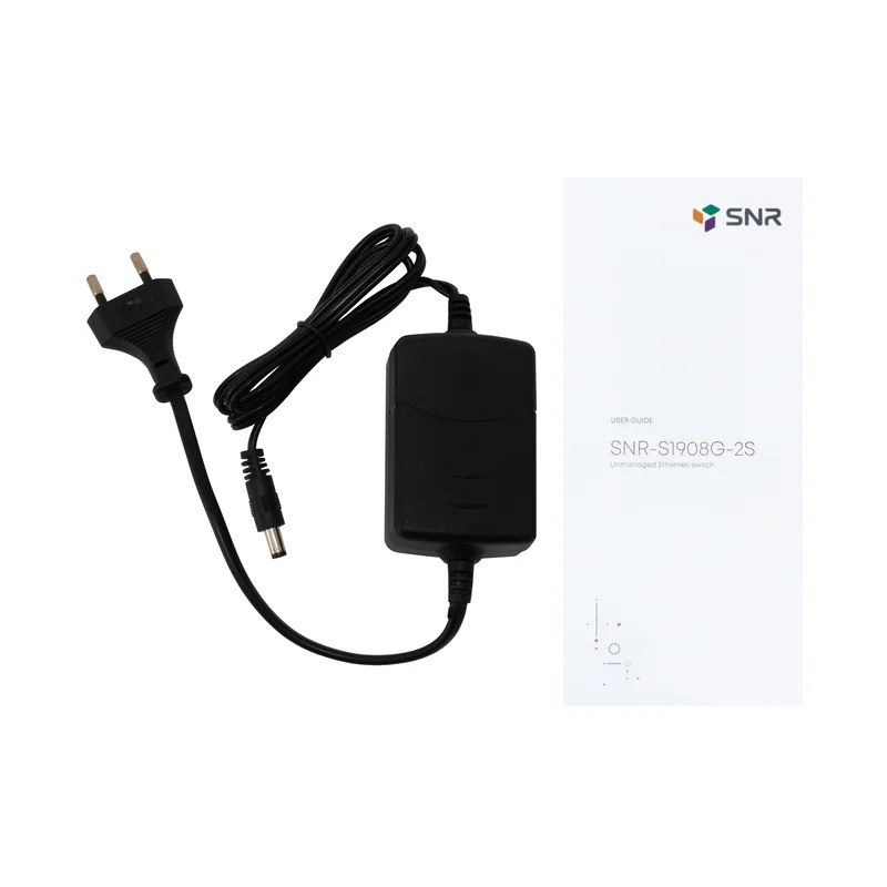 Фото Коммутатор SNR SNR-S1908G-2S, 1Gbит/с, количество портов 8 шт, (L2)