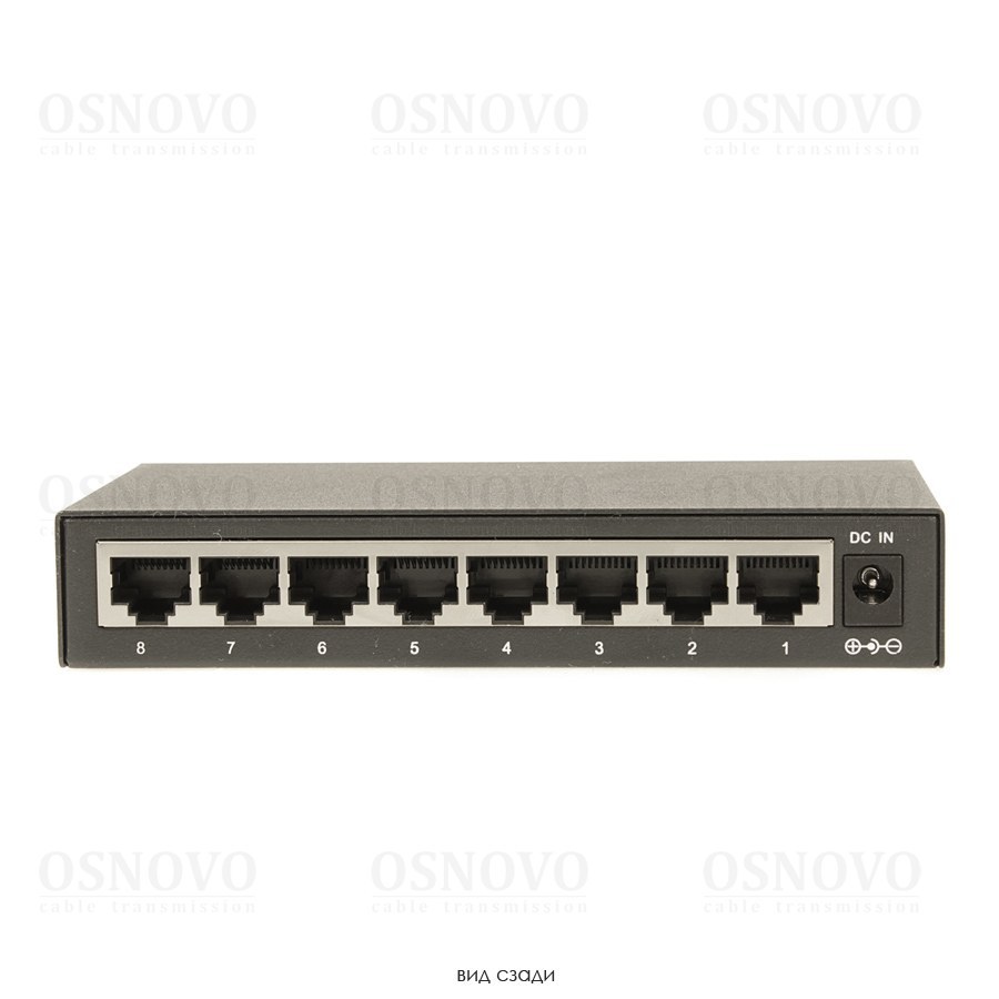 Фото Коммутатор Osnovo SW-70800 неуправляемый
