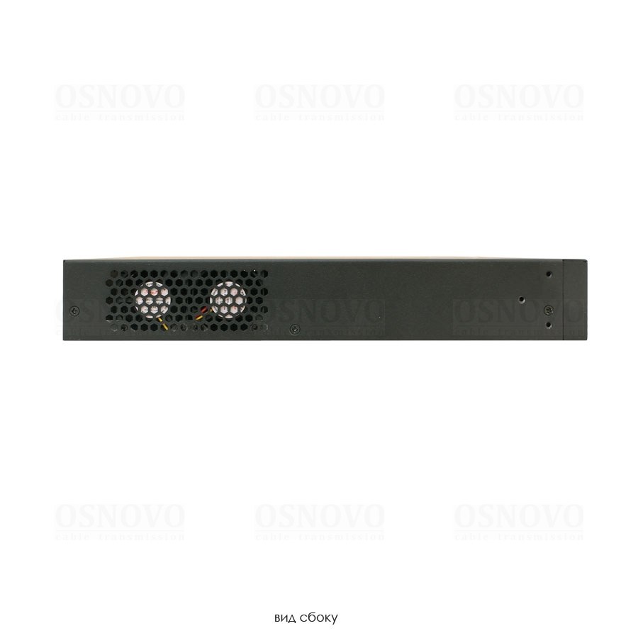 Фото Коммутатор OSNOVO SW-8244/L(400W), 24×1 Гбит/с PoE + 4×1 Гбит/с Комбо (RJ45/SFP), управляемый
