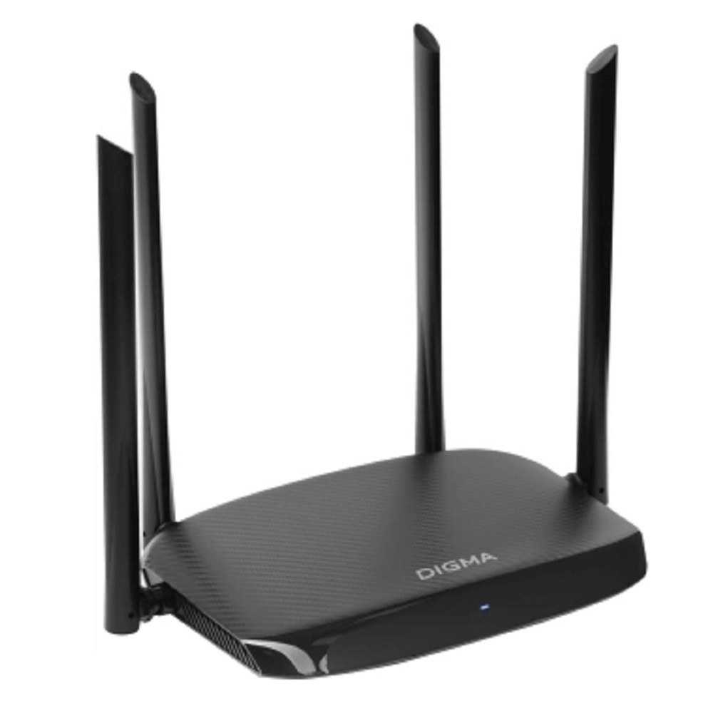 Фото Роутер беспроводной Digma DWR-AC1202 AC1200 10/100/1000BASE-TX черный