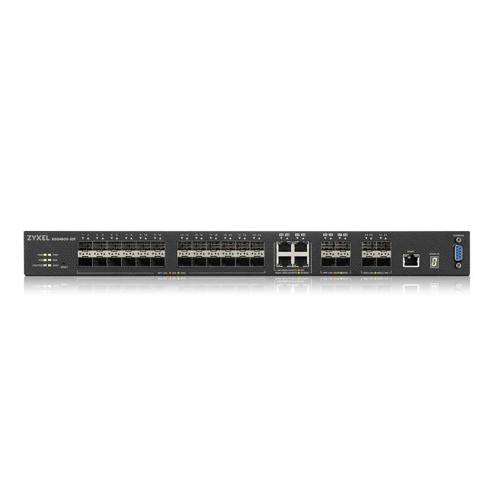 Фото Коммутатор ZYXEL ZYXEL XGS4600-32 L3 Managed Switch, 28 port Gig and 4x 10G SFP+, stackable, dual PSU