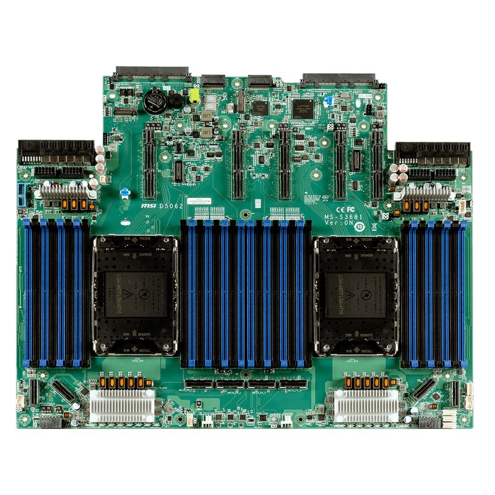 Фото Материнская плата Supermicro X14SBW-F (Proprietary WIO, 1x LGA-4710, 8x Up to 1TB 6400MT/s ECC DDR5 RDIMM, 8x SATA ports, 1x PCIe 5.0 x8 (WIO-R), 2x PCIe 5.0 x16 (WIO-L), 2x M.2 PCIe 5.0 x2 (M-Key 2280/22110), 2x LAN with 1GbE with IntelI210)