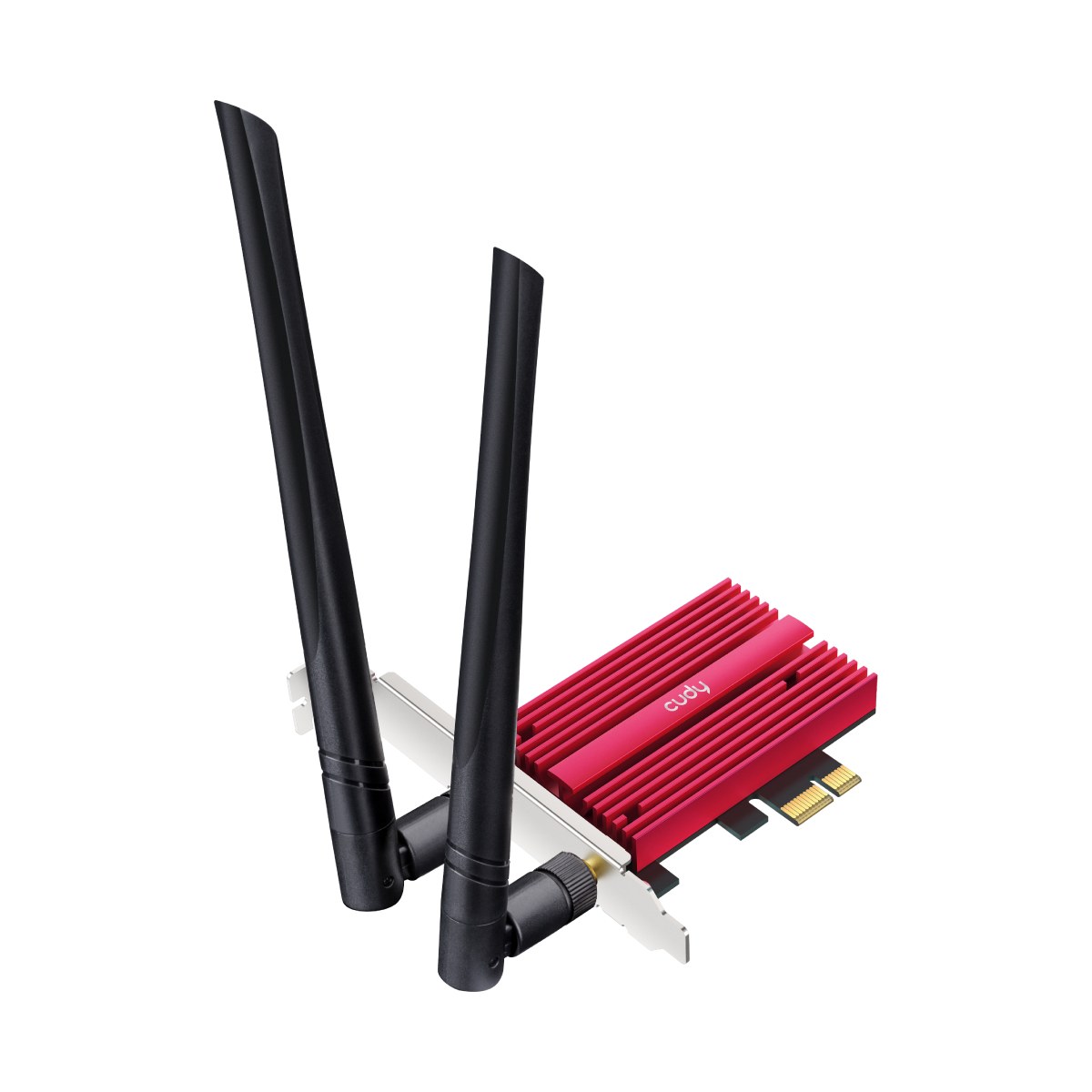 Фото Сетевой адаптер Wi-Fi + Bluetooth Cudy WE3000S АХ5400 PCI Express (ант.внеш.съем) 2ант.