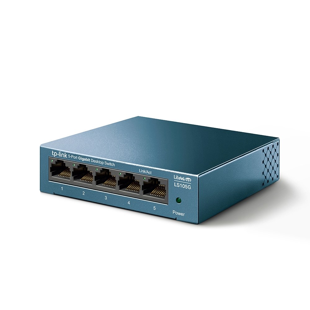 Фото Коммутатор TP-Link 5 ports Giga Unmanagement switch, 5 10/100/1000Mbps RJ-45 ports