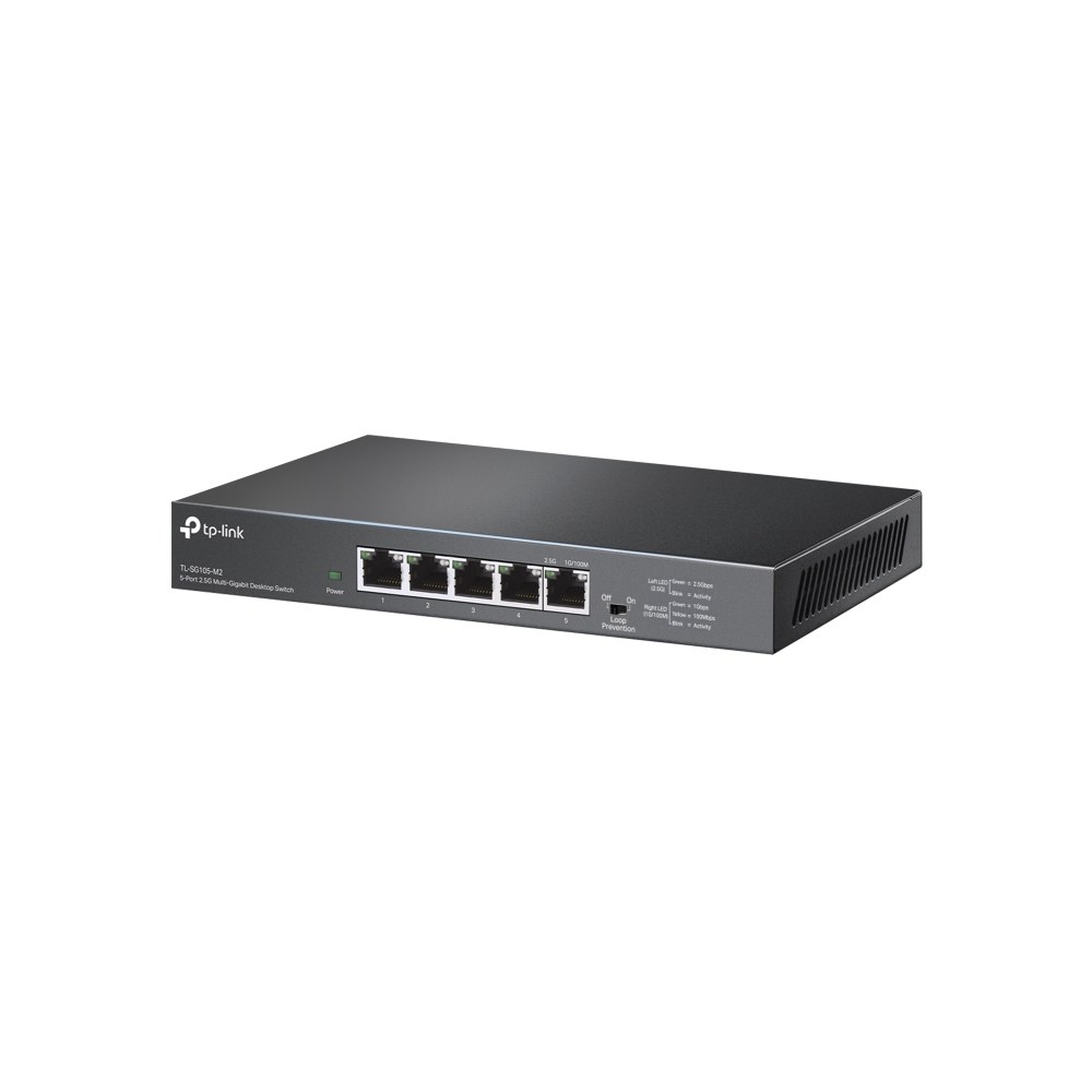 Фото Коммутатор TP-Link TL-SG105-M2, 5×2.5 Гбит/с, неуправляемый