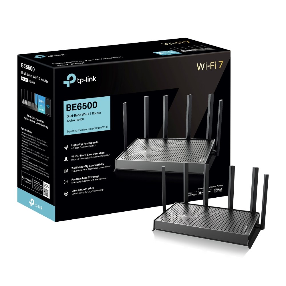 Фото Роутер TP-Link Archer BE400 BE3600