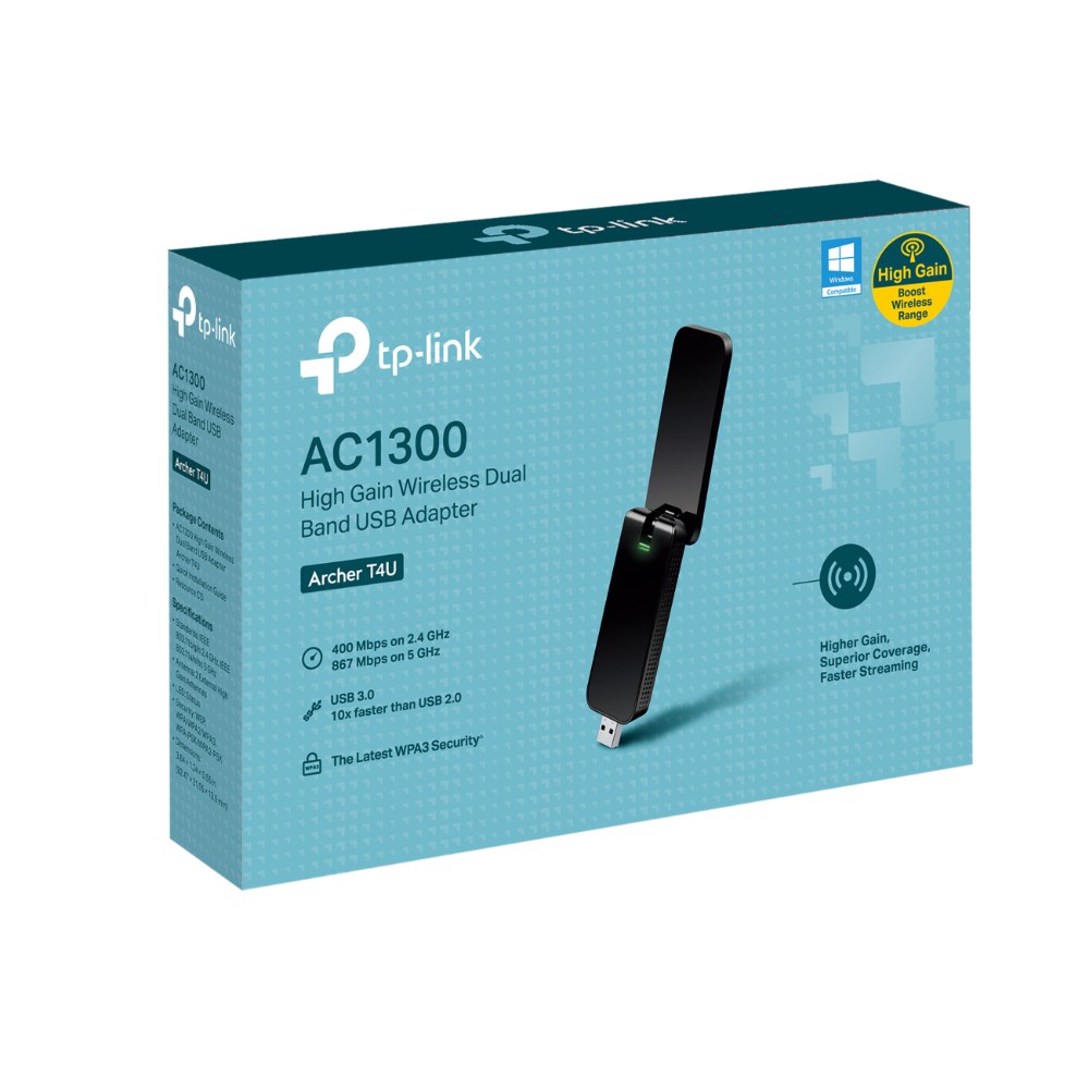 Фото USB Wi-Fi адаптер TP-Link Archer T4U AC1200