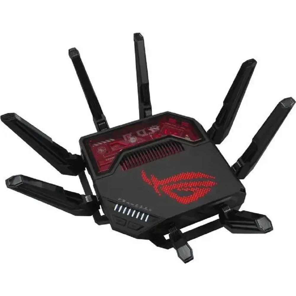 Фото Маршрутизатор ASUS GT-BE19000 AI WiFi 7 2x10G 4x2.5G 2xUSB 11529+5764+1376Mbps 6GHz/5GHz/2.4GHz