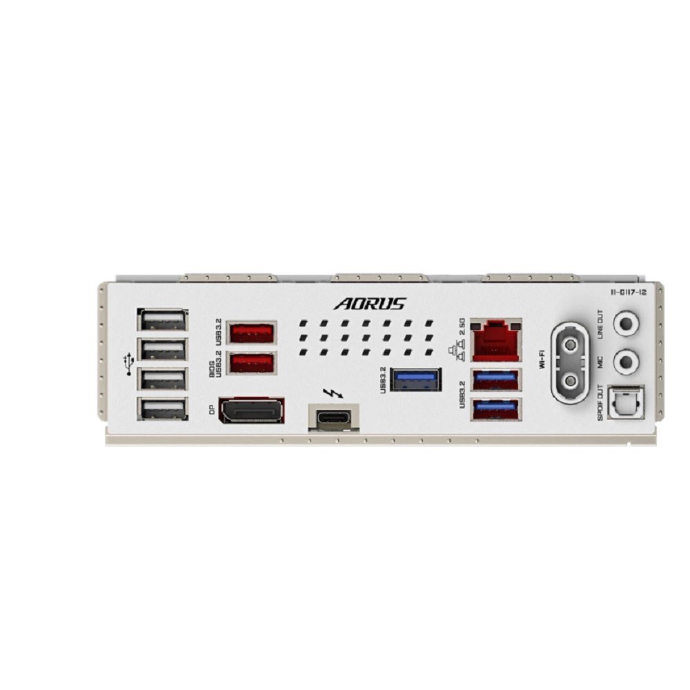 Фото Материнская плата Gigabyte X870 AORUS ELITE WIFI7 ICE, AM5, AMD X870, 4xDDR5, 4xSATA, 4xM.2, 1xPCI-E 5.0 x16, 1xPCI-E 4.0 x4, 1xPCI-E 3.0 x2, 1xHDMI, 1x 2.5Gb LAN, 2xUSB-C 4.0, 2xUSB 3.2 Gen 2, 4xUSB 3.2 Gen 1, 4xUSB 2.0, 2x3.5 мм, 7.1, ATX