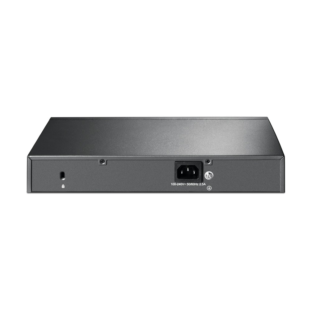 Фото Коммутатор TP-Link JetStream 10-Port Gigabit Smart Switch with 8-Port PoE+, 8× Gigabit PoE+ Ports, 2× Gigabit SFP Slots, 802.3at/af, 150 W PoE Power, 1U 13-inch Rack-mountable Steel CaseIntegration with Omada SDN Controller, 802.1Q VLAN, STP/RSTP/MSTP, IG