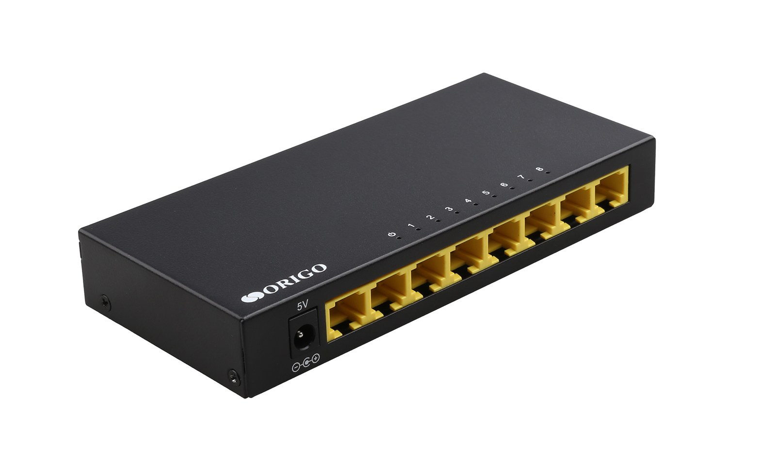 Фото Коммутатор неуправляемый ORIGO Unmanaged Switch, 8x1000Base-T, metal case
