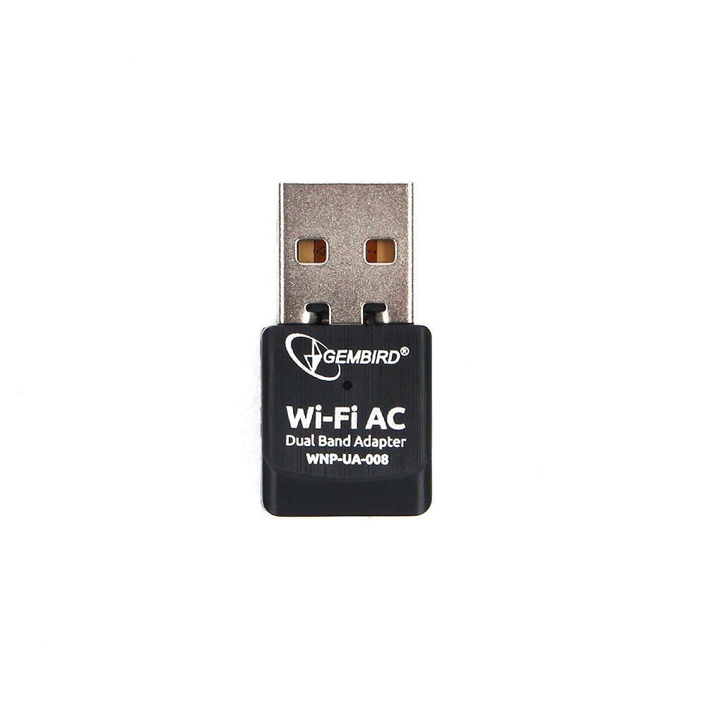 Фото Сетевой двухдиапазонный Wi-Fi мини USB-адаптер Gembird 600 Мбит, USB, 802.11b/g/n/ac/а