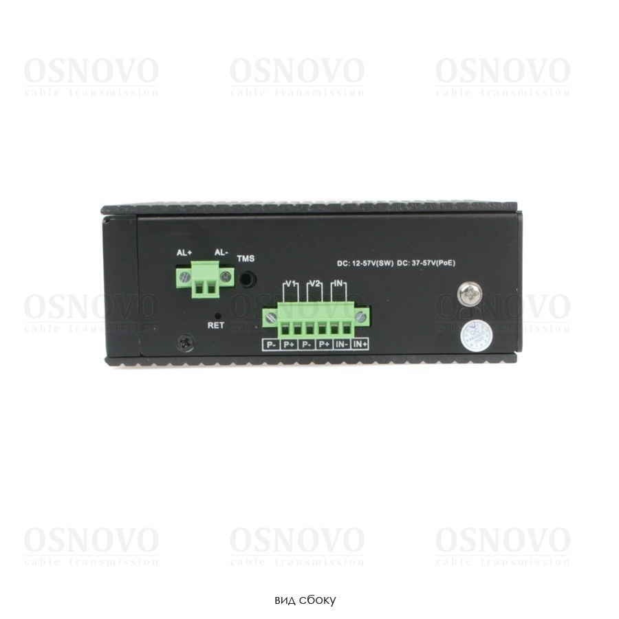 Фото Промышленный управляемый (L2+) PoE коммутатор Osnovo SW-80822/ILR - Gigabit Ethernet на 10 портов. Порты: 8 x GE (10/100/1000Base-T) с PoE (до 30W) + 2 x GE Combo (RJ45 10/100/1000Base-T+ SFP 1000Base-X)