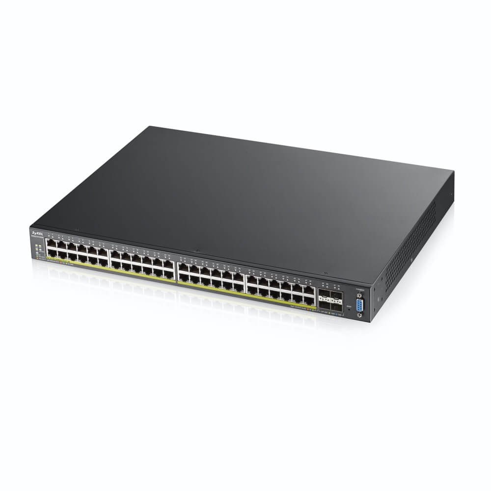 Фото Коммутатор Zyxel XGS2210-52HP, 48 port Gigabit L2 managed PoE+ switch, 375 Watt, 4x 10G