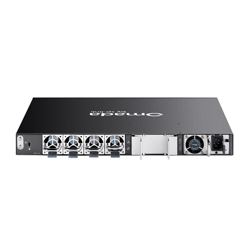 Фото Стекируемый управляемый коммутатор TP-Link SG6654XHP 3го уровня Omada с 48 гигабитными портами PoE+ и 6 портами SFP+
