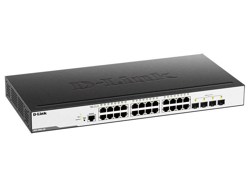 Фото Коммутатор D-Link DGS-3000-28L/B1A