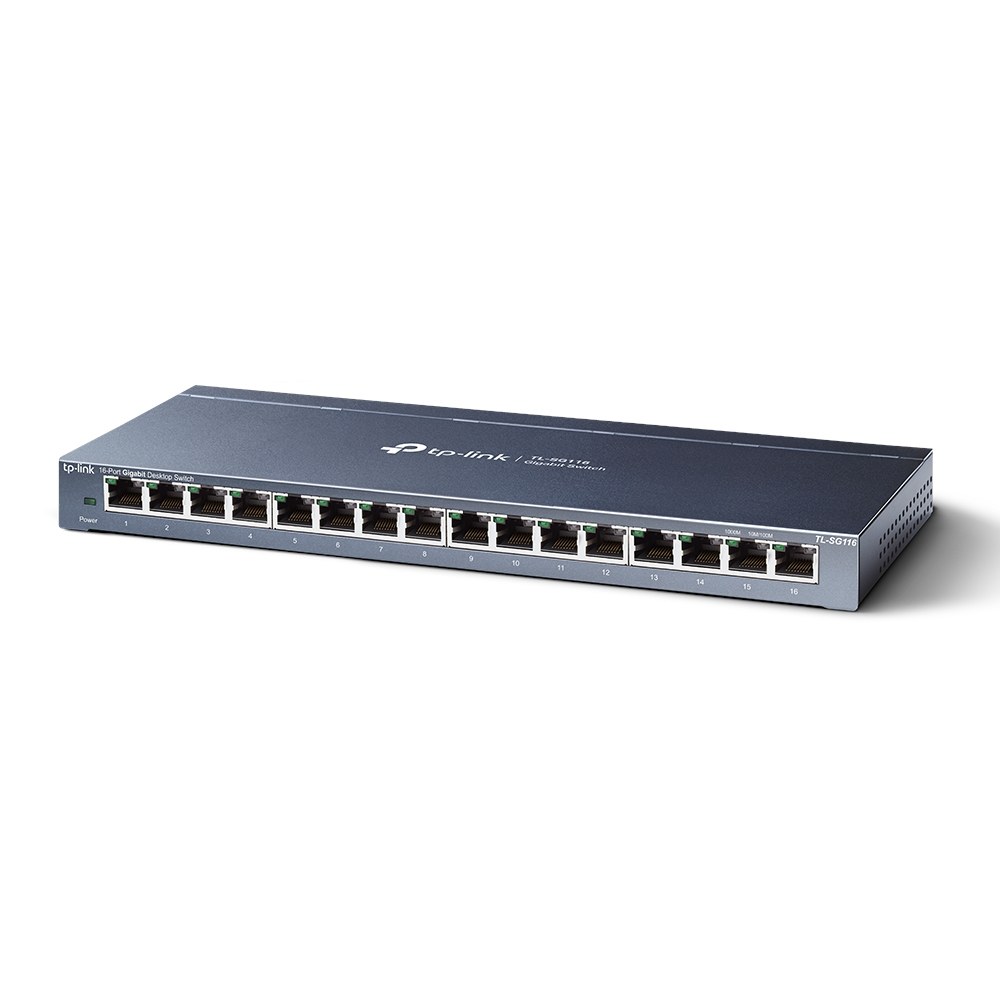 Фото Коммутатор TP-Link TL-SG116 16-портовый гигабитный настольный коммутатор