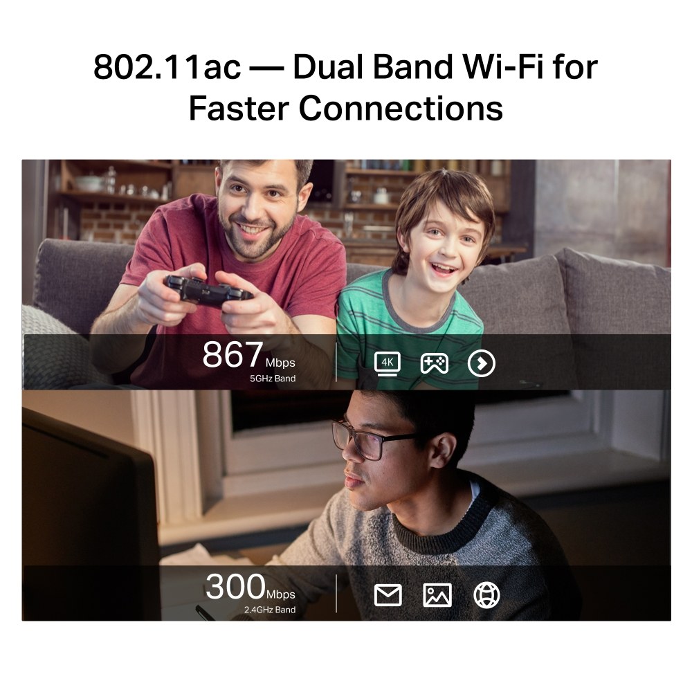 Фото Адаптер TP-Link ARCHER T4E AC1200 Двухдиапазонный Wi-Fi адаптер PCI Express