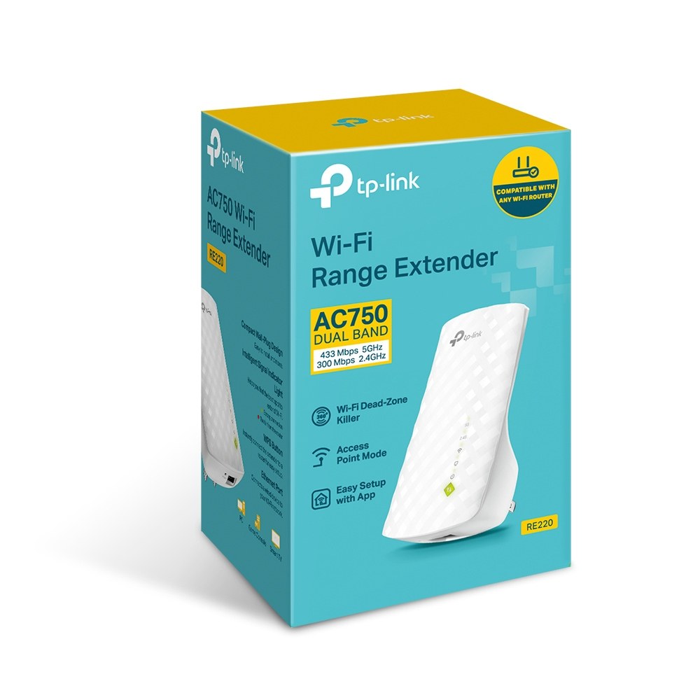 Фото Повторитель TP-Link RE220 AC750