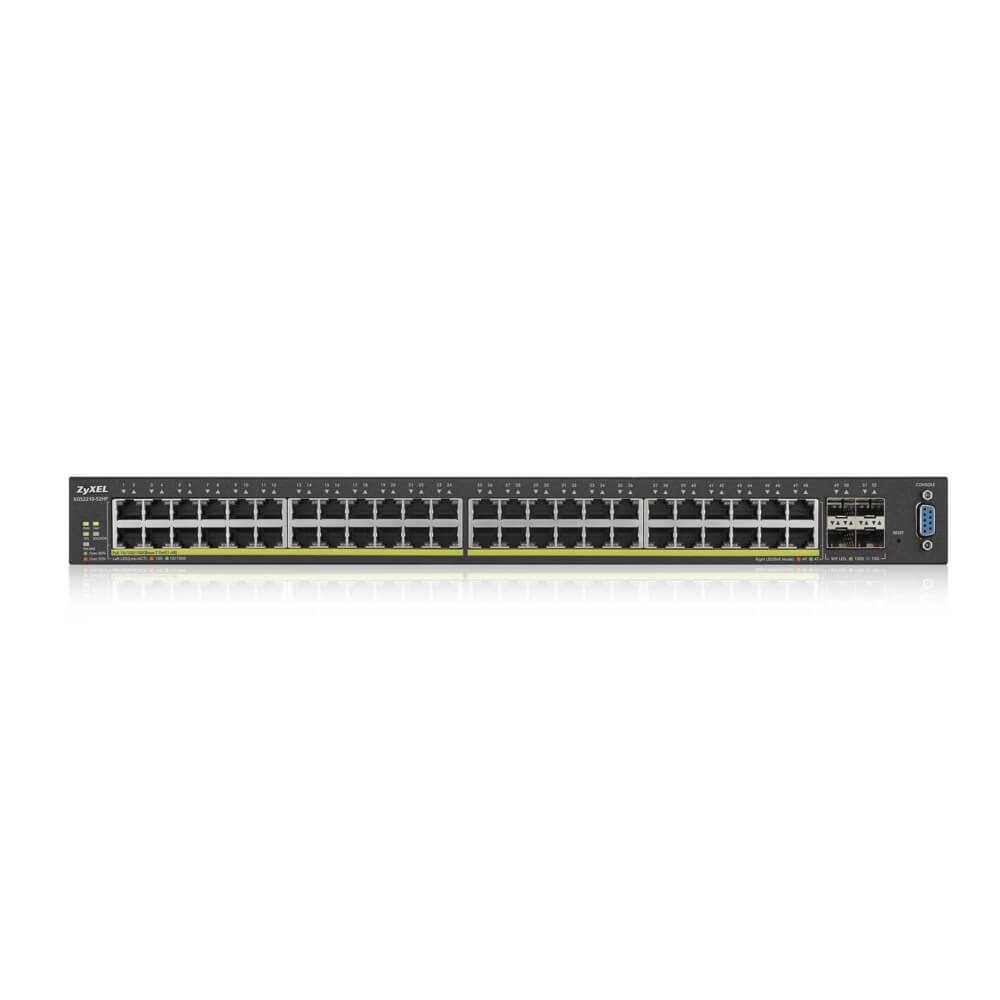 Фото Коммутатор Zyxel XGS2210-52HP, 48 port Gigabit L2 managed PoE+ switch, 375 Watt, 4x 10G