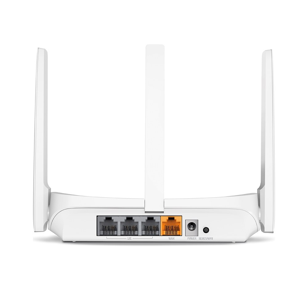 Фото Маршрутизатор Mercusys MW305R Wi-Fi роутер 300 Мбит/с 2,4 ГГц, 1 порт WAN 10/100 Мбит/с + 4 порта LAN 10/100 Мбит/с, 2 фиксированные антенны
