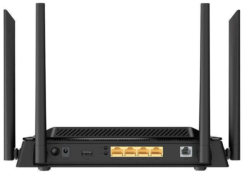 Фото Маршрутизатор D-Link DSL-245GR/R1A Беспроводной двухдиапазонный маршрутизатор VDSL2 с поддержкой ADSL2+/3G/LTE/Ethernet WAN и USB-портом
