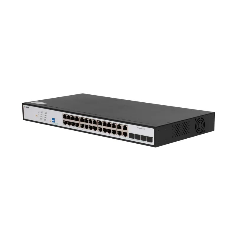 Фото Коммутатор SNR SNR-S2300G-24TC, 24×1 Гбит/с + 4×1 Гбит/с Combo, управляемый