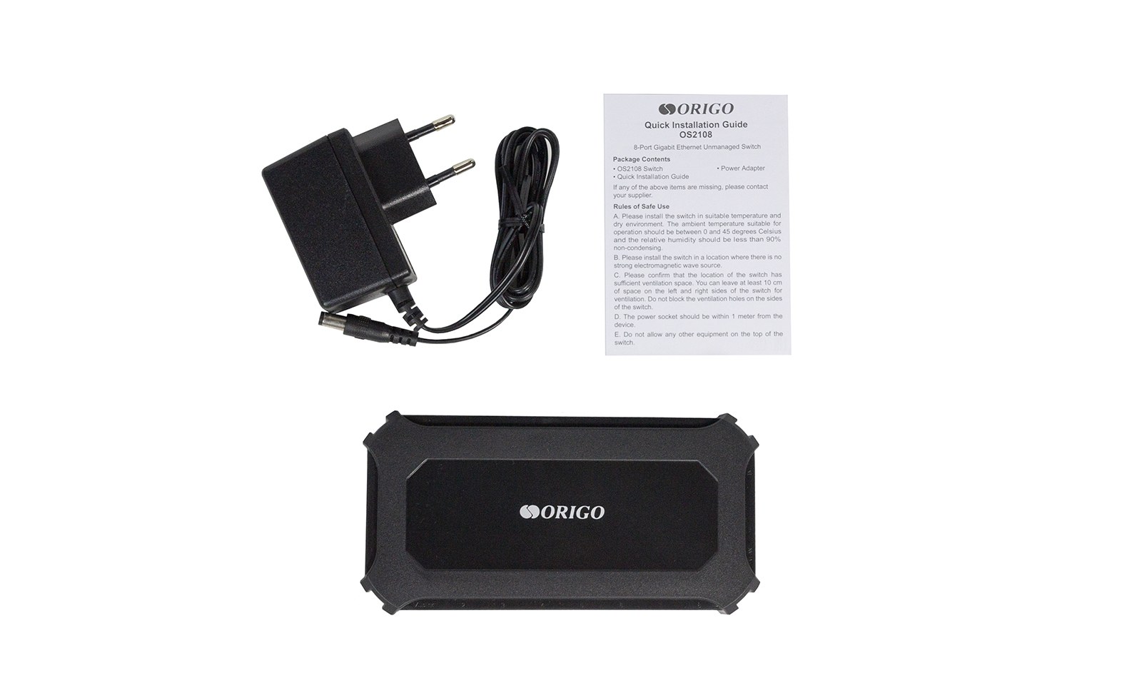 Фото Коммутатор Unmanaged Switch 8x1000Base-T, plastic case