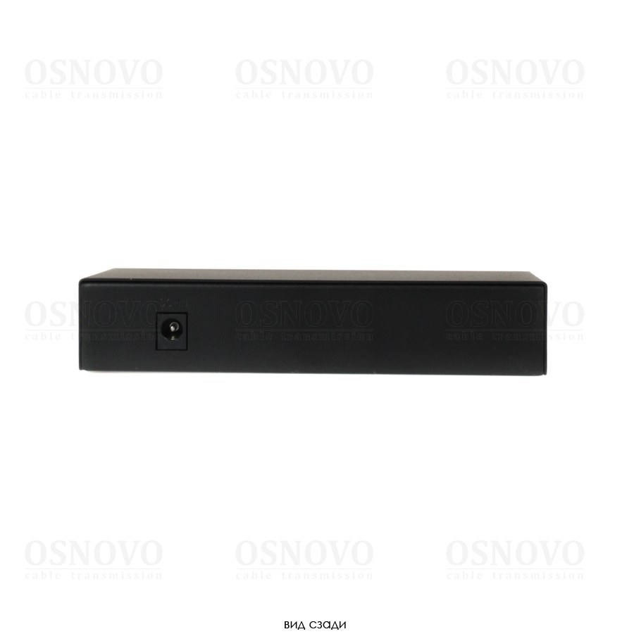 Фото Коммутатор OSNOVO SW-8050/D, 4×1 Гбит/с PoE + 1×1 Гбит/с, неуправляемый