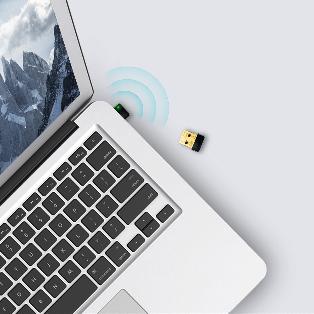 Фото Сетевой адаптер TP-Link SOHO TL-WN725N Беспроводной USB Нано адаптер 150 Мбит/с стандарта N c кнопкой QSS(Realtec)