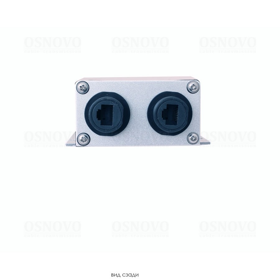 Фото Коммутатор/PoE удлинитель OSNOVO SW-8030/WD, 2×1 Гбит/с PoE + 1×1 Гбит/с, неуправляемый, уличный