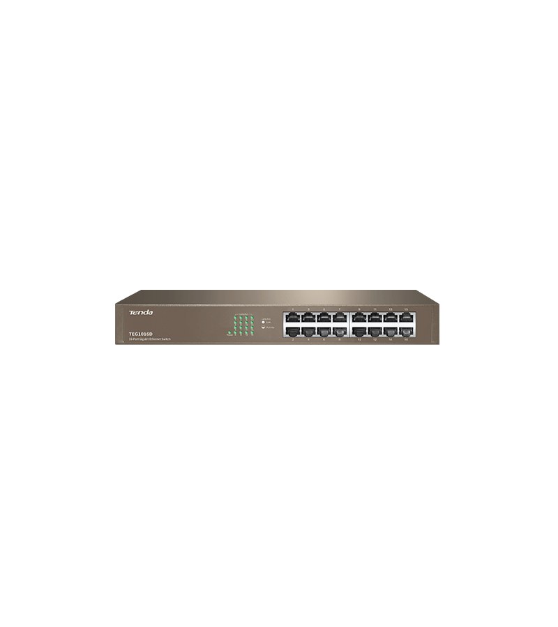 Фото Коммутатор Tenda TEG1016D 16-Port 10/100/1000 Gigabit Switch