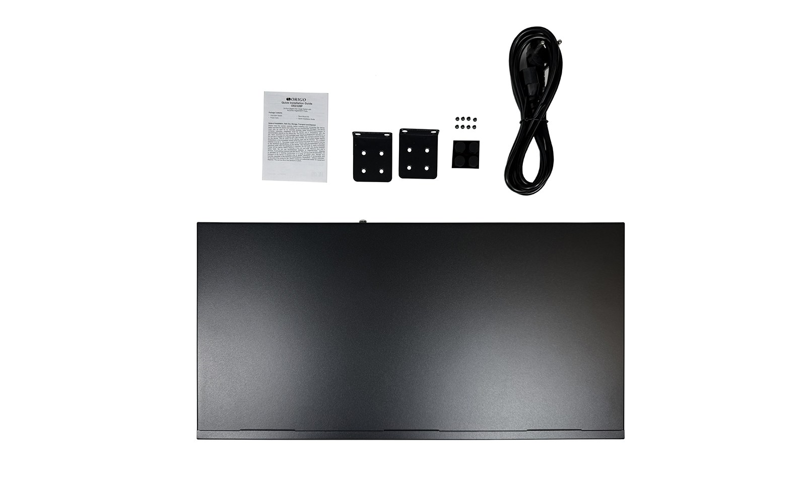 Фото Коммутатор Origo OS2328P/360W OS2328P/360W/A1A (L2) 24x1 Гбит/с 4xКомбо(1000BASE-T/SFP) 24PoE 360W настраиваемый