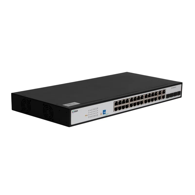 Фото Коммутатор SNR SNR-S2300G-24TC, 24×1 Гбит/с + 4×1 Гбит/с Combo, управляемый
