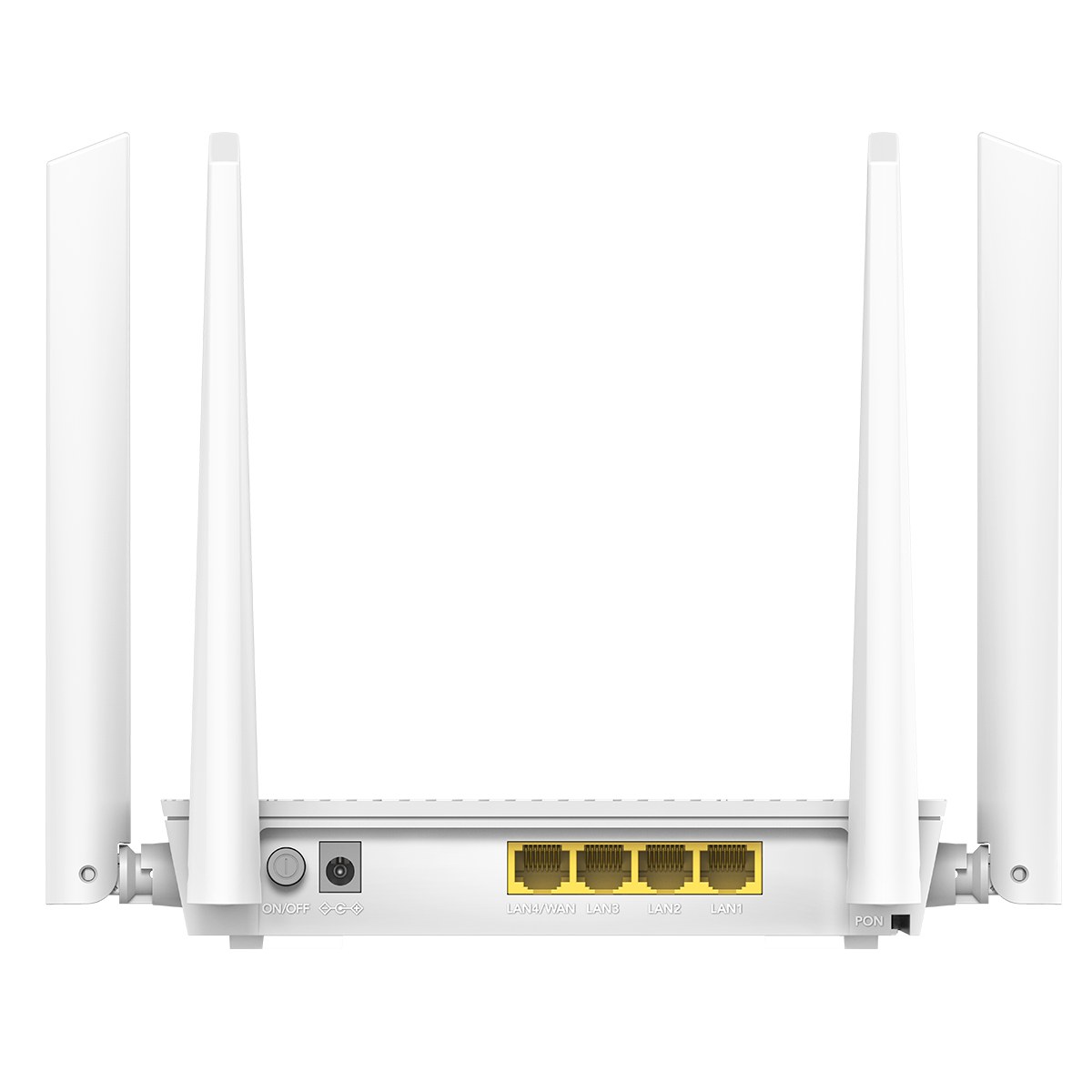 Фото Маршрутизатор Cudy AX3000 Wi-Fi 6 GPON Router Dual Band Gigabit xPON, Realtek chipset, GPON/EPON, 2402Mbps at 5GHz + 576Mbps at 2.4GHz, 802.11ax/ac/a/b/g/n, 1 PON Port, 4 Gigabit RJ45 port, Power ON/OFF Button,WPS Button,WiFi Button, Reset button,TR069/TR