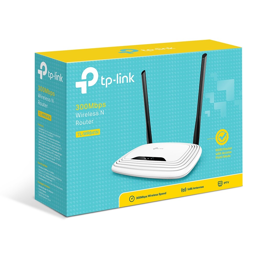 Фото Маршрутизатор беспроводной TP-Link TL-WR841N 10/100BASE-TX