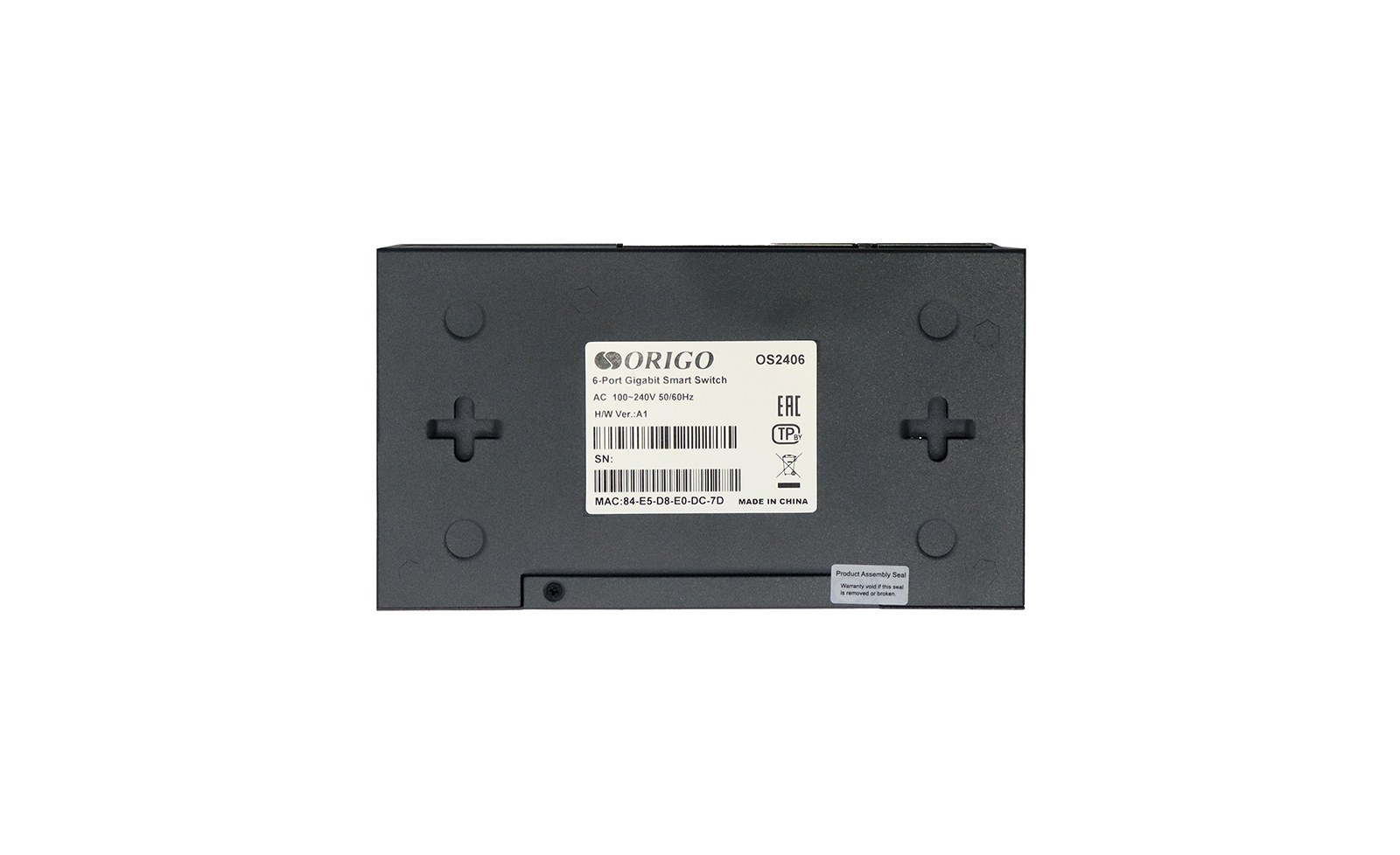 Фото Коммутатор ORIGO OS2406/A1A, 6×1 Гбит/с, настраиваемый