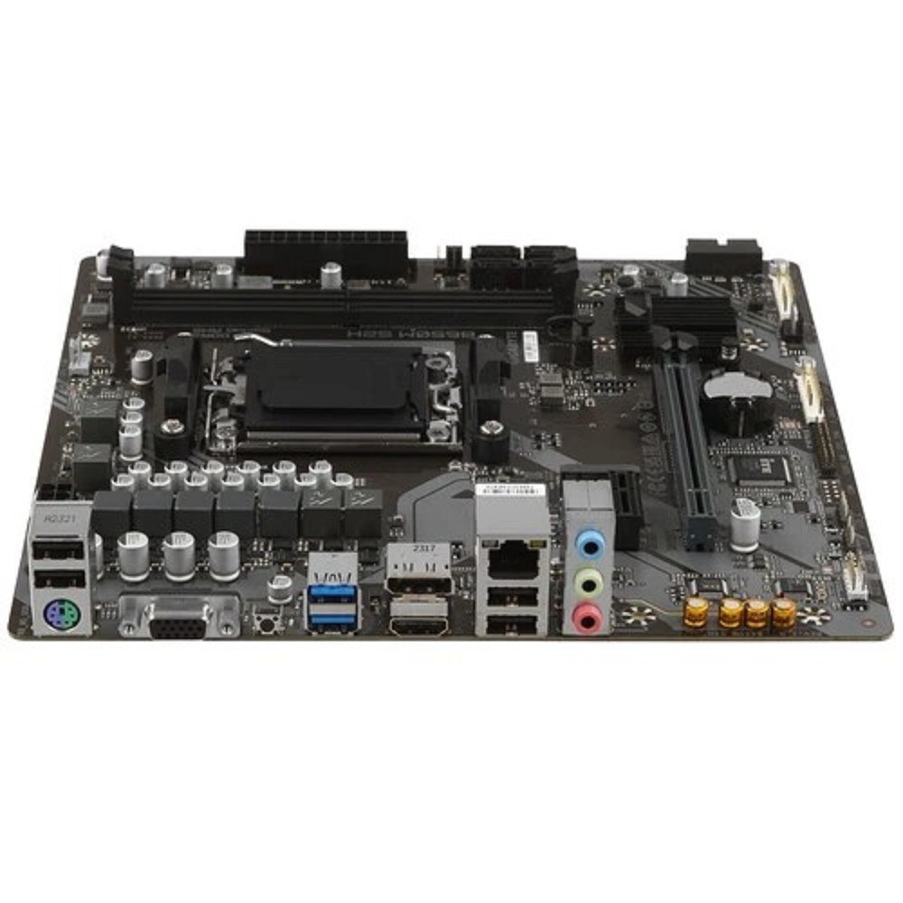 Фото Материнская плата Gigabyte B650M S2H (V1.2/V1.4), AM5, AMD B650, 2xDDR5, 4xSATA, 1xM.2, 1xPCI-E 4.0 x16, 3xUSB-A 3.2 Gen 1, 1xUSB-C 3.2 Gen 1, 1x 1Gb LAN, 3x3.5 мм, 7.1, Micro-ATX
