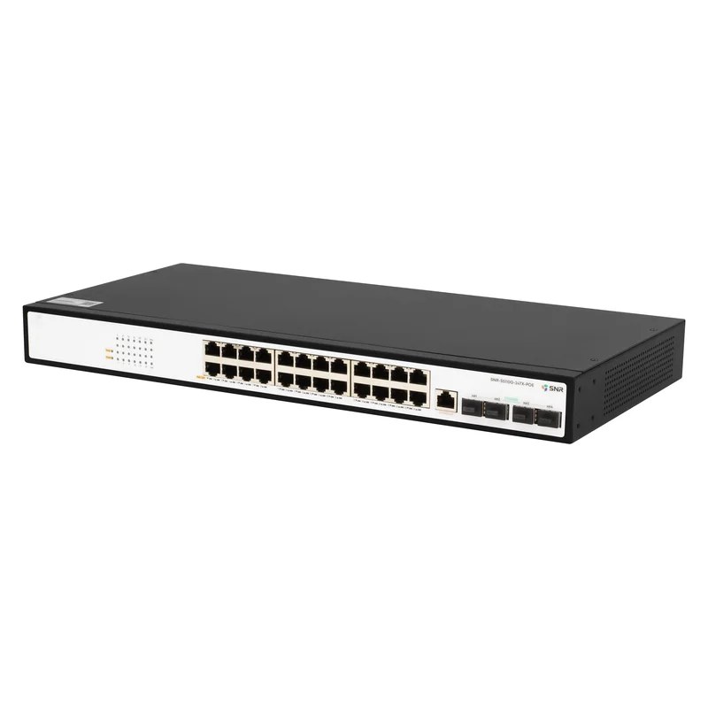 Фото Коммутатор Управляемый PoE уровня 2+ SNR-S5110G-24TX-POE