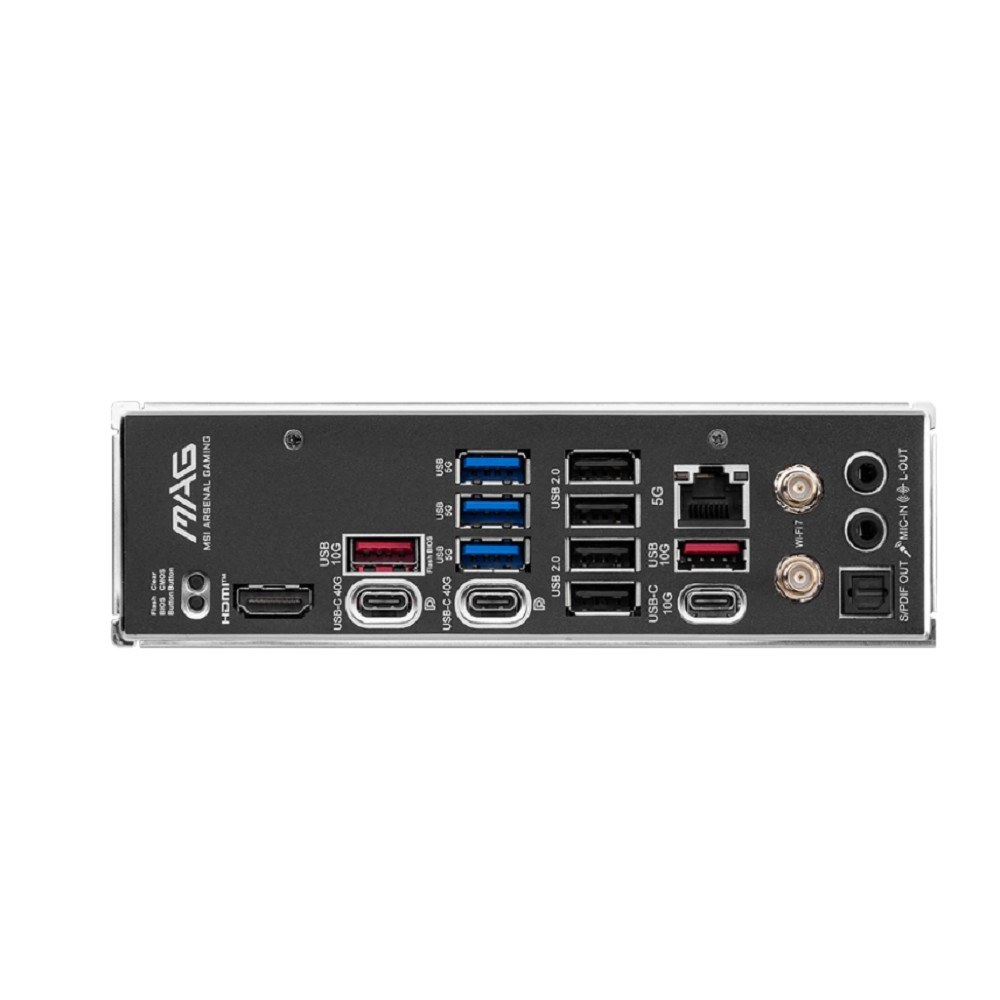 Фото Материнская плата MSI MAG X870 TOMAHAWK WIFI, AM5, AMD X870, 4xDDR5, 4xSATA, 4xM.2, 1xPCI-E 3.0 x1, 1xPCI-E 4.0 x4, 1xPCI-E 5.0 x16, 1xHDMI, 2xUSB Type-C, 1x2.5Gb LAN, 2xUSB-A 3.2 Gen 1, 2xUSB-A 3.2 Gen 2, 2x3.5 мм, 7.1, Standard-ATX