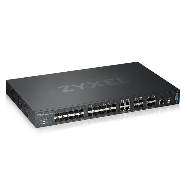 Фото Коммутатор ZYXEL ZYXEL XGS4600-32 L3 Managed Switch, 28 port Gig and 4x 10G SFP+, stackable, dual PSU