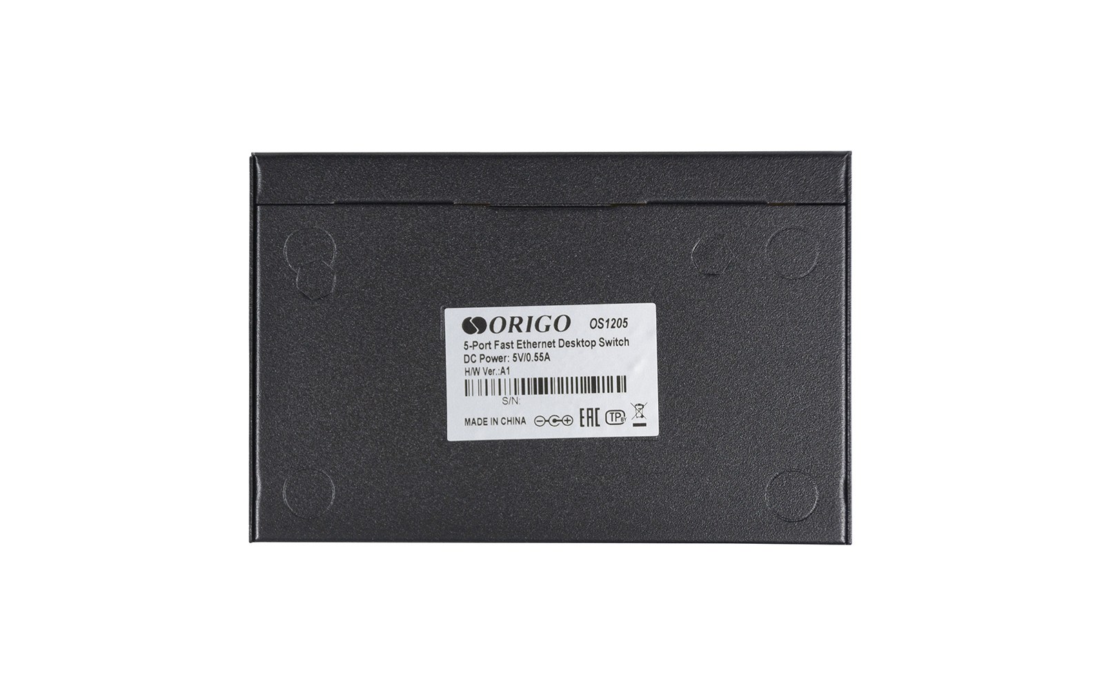 Фото Коммутатор неуправляемый 5-портовый ORIGO OS1205/A1A 10/100 Мбит/с