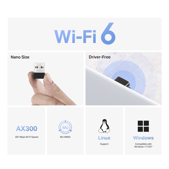 Фото USB Wi-Fi адаптер Mercusys MA14N N150