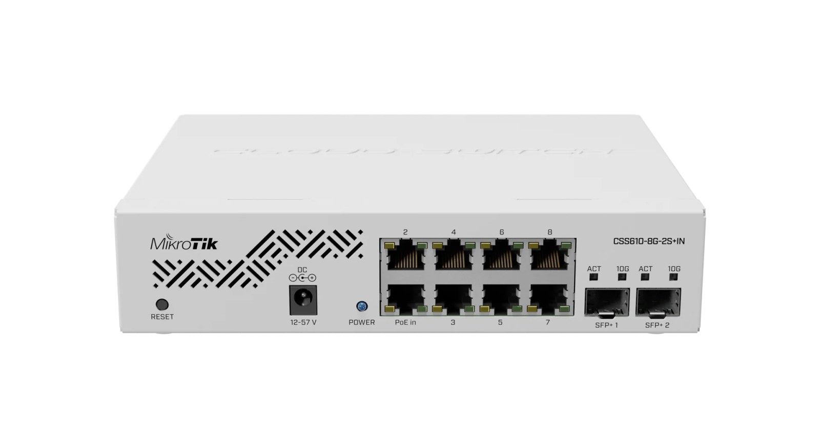 Фото Коммутатор MikroTik CSS610-8G-2S+IN