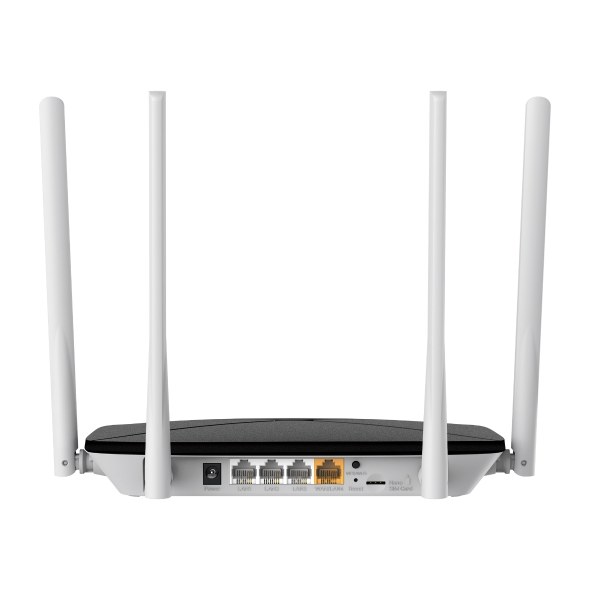 Фото Беспроводной маршрутизатор со встроенным 4G LTE-модемом Mercusys MB135-4G