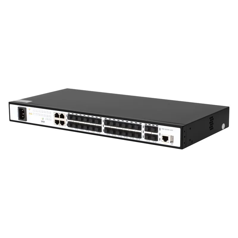 Фото Коммутатор SNR SNR-S5210G-24FX, 20×1 Гбит/с SFP + 4×1 Гбит/с Комбо (RJ45/SFP) + 4×10 Гбит/с SFP+, управляемый