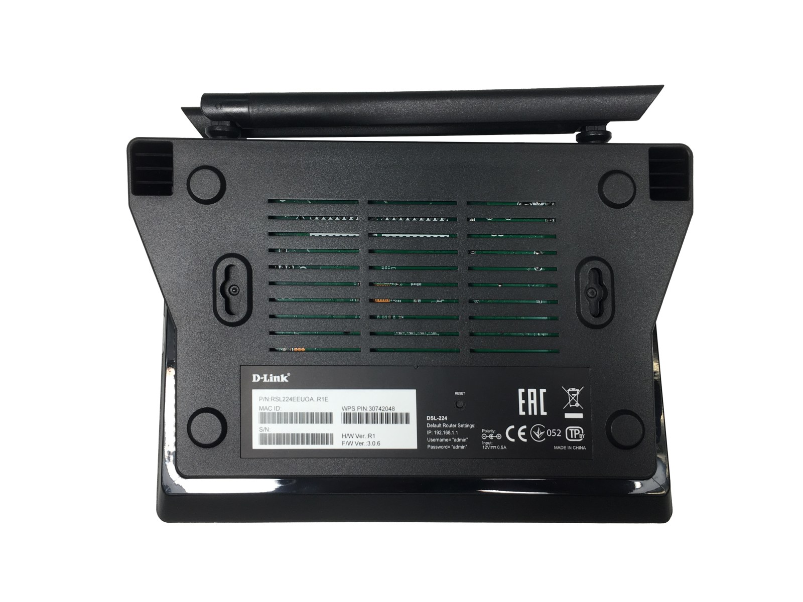 Фото Роутер беспроводной D-Link DSL-224 10/100BASE-TX